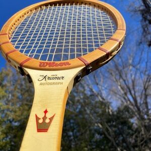 Wilson Jack Kramer Autograph Tennis Racket - Brown and Red